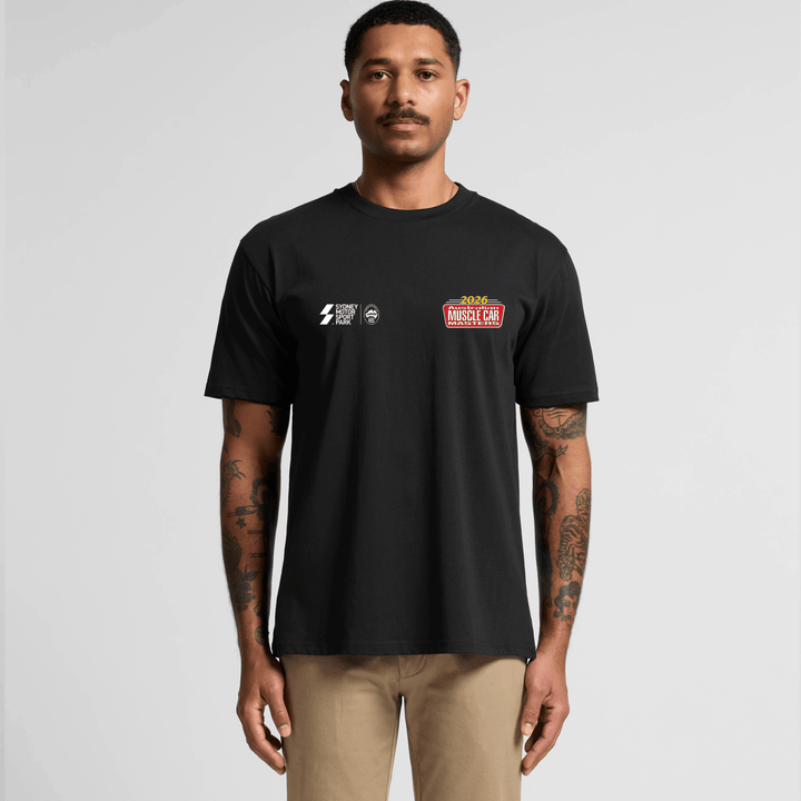 2026 Muscle Car Masters Crimson 65 T-Shirt - Sydney Motorsport Park Events and Online Shop