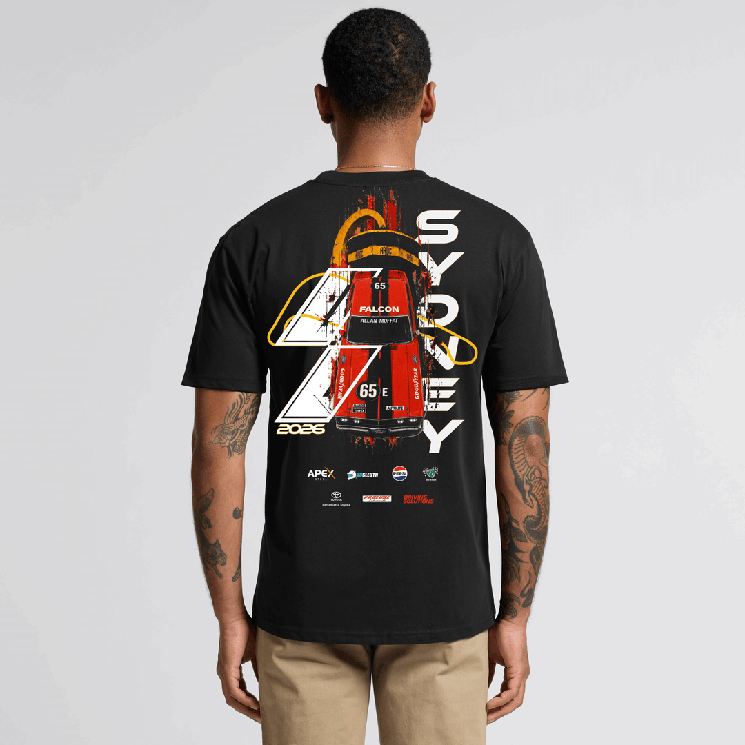 2026 Muscle Car Masters Crimson 65 T-Shirt - Sydney Motorsport Park Events and Online Shop